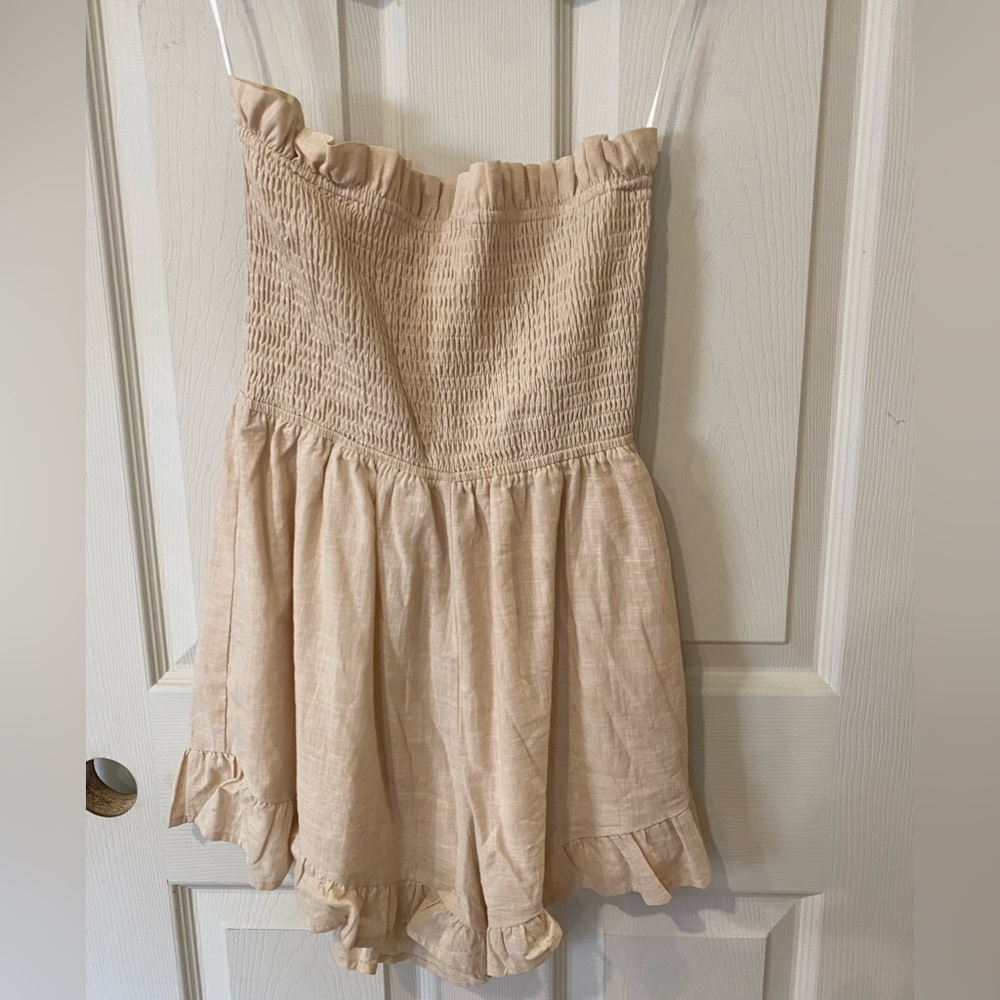 Princess Polly strapless tube tank romper